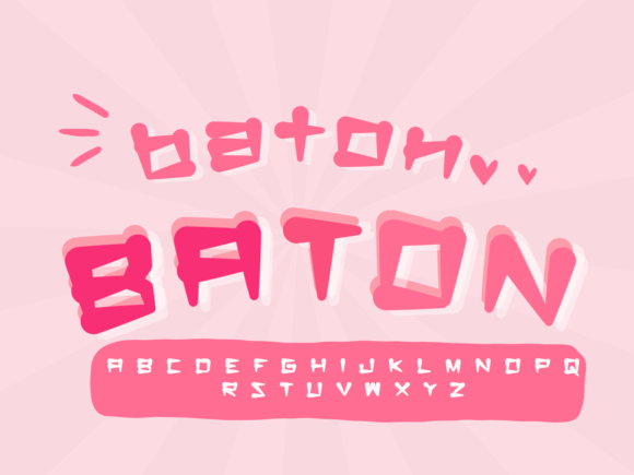 Baton Font: Unlocking Creativity with a Sweet and Friendly Handwritten Typeface