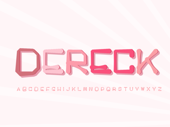 Dereck: Elevating Visual Identity Through Unique Display Typography