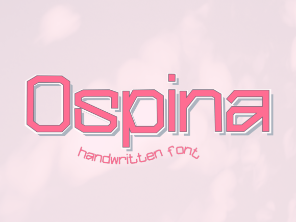 Discovering Ospina: The Charm of Square Handwritten Typography in Modern Design