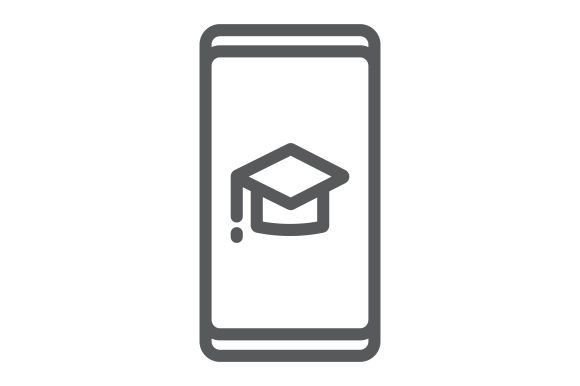 Education App Line Icon: Design & Use