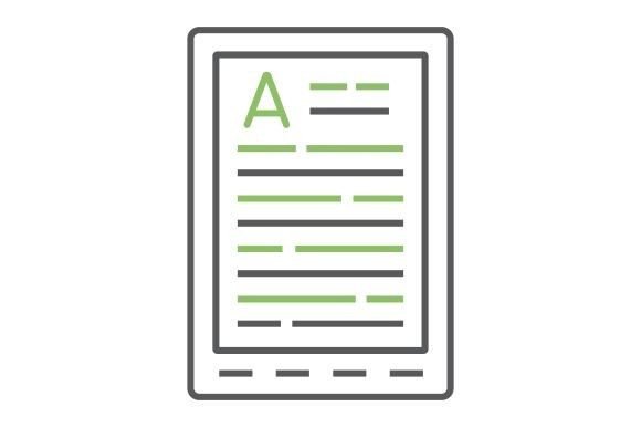 Integrating the E Book Reader Color Line Icon into Modern Educational Design