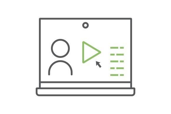 Live Webinar Color Line Icon Guide