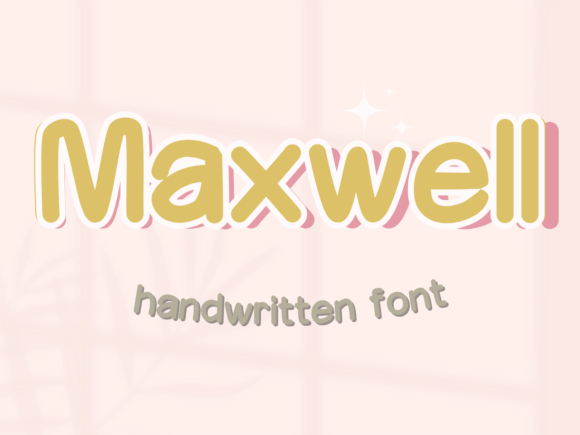 Maxwell: A Sweet Handwritten Font for Creative Designs