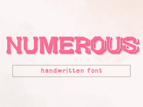 Numerous: Integrating a Quirky Display Font into Professional Design Workflows