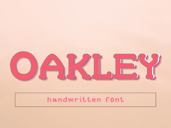 Oakley Font: Elevating Design with Sweet Handwritten Charm