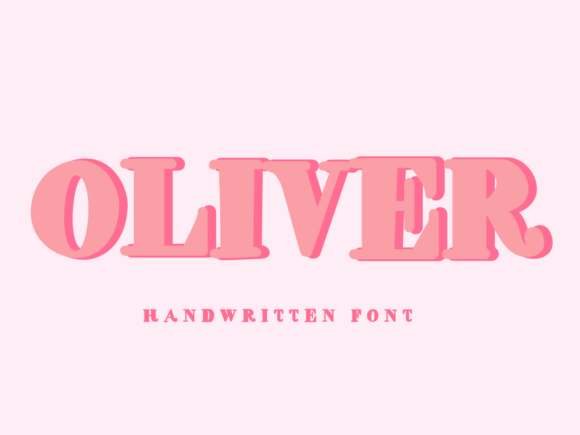 Oliver: A Handwritten Font for Practical Creative Workflows