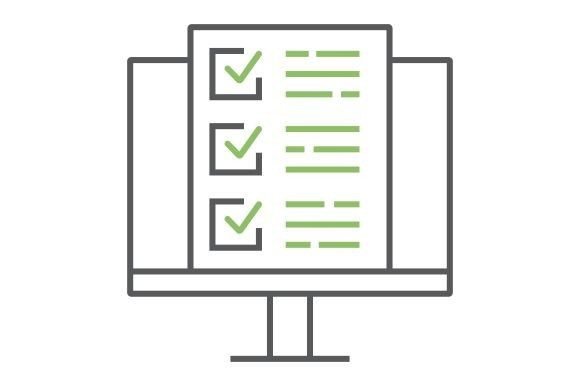 Online Test Color Line Icon: Design Essentials