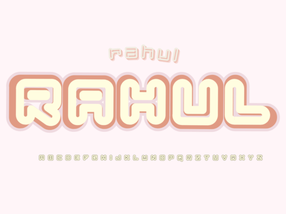 Rahul: The Quirky Font for Friendly Designs