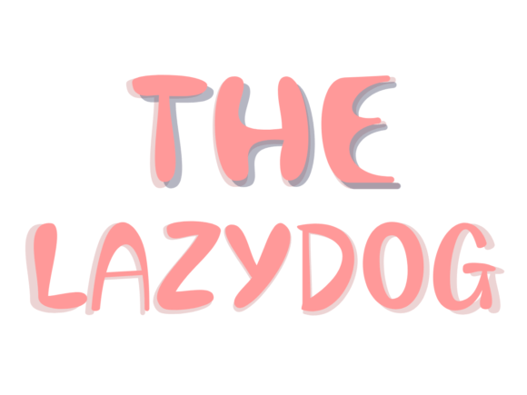 The Lazy Dog: A Timeless Handwritten Font for Authentic Branding