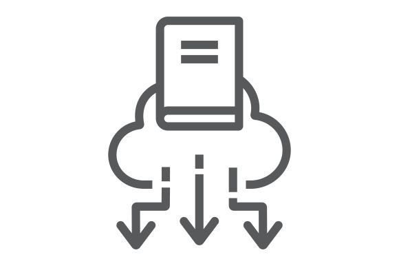 The Strategic Value of the Cloud Library Line Icon in Modern Digital Design
