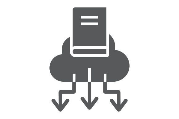 Understanding the Cloud Library Glyph Icon