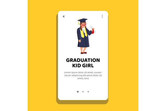 Visualizing Success: The Role of Graduation Kid Girl Vector Art in Modern Educational Design